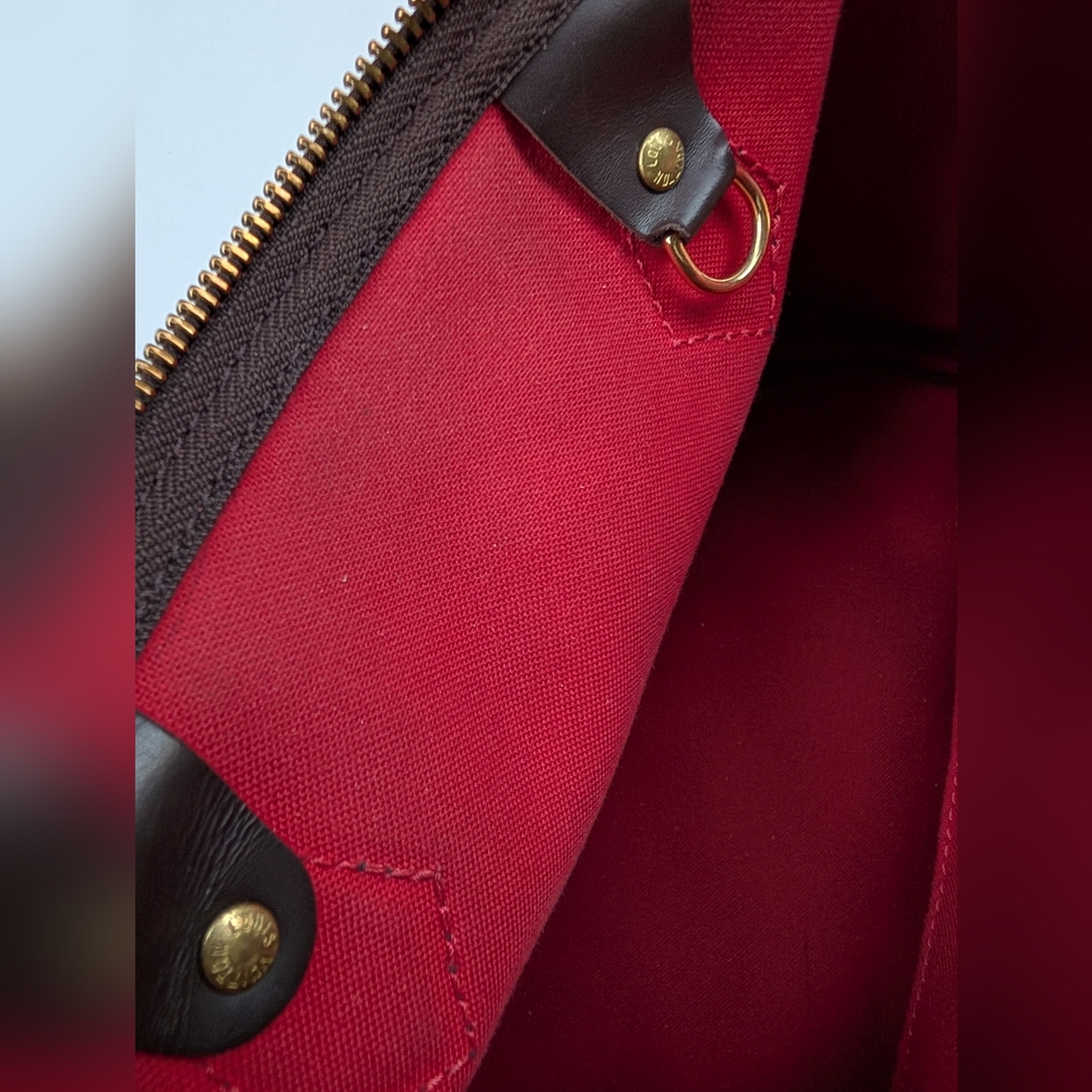 Louis Vuitton Brown Checkered Satchel - Picture 14 of 16